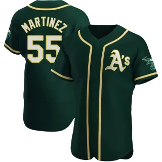 Men's Authentic Green Adrian Martinez Oakland Athletics Alternate Jersey