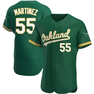 Men's Authentic Green Adrian Martinez Oakland Athletics Kelly Alternate Jersey