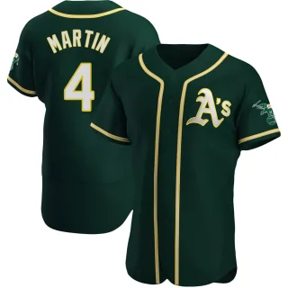 Men's Authentic Green Billy Martin Oakland Athletics Alternate Jersey