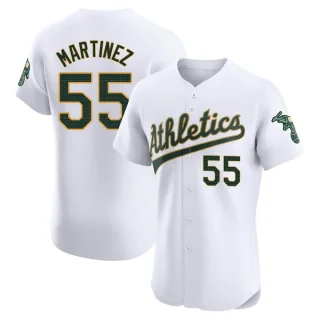 Men's Elite White Adrian Martinez Oakland Athletics Home Jersey