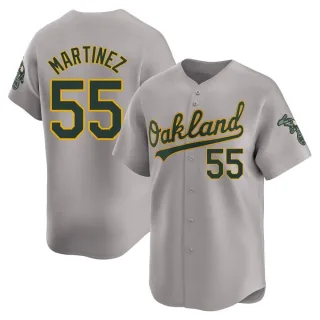 Men's Limited Gray Adrian Martinez Oakland Athletics Away Jersey