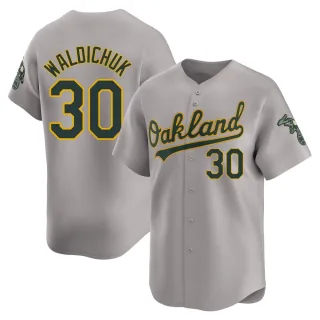 Men's Limited Gray Ken Waldichuk Oakland Athletics Away Jersey