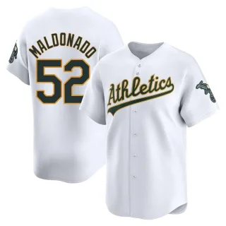 Men's Limited White Anthony Maldonado Oakland Athletics Home Jersey