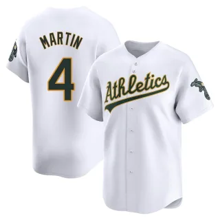 Men's Limited White Billy Martin Oakland Athletics Home Jersey