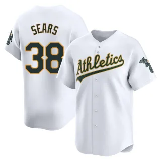 Men's Limited White JP Sears Oakland Athletics Home Jersey