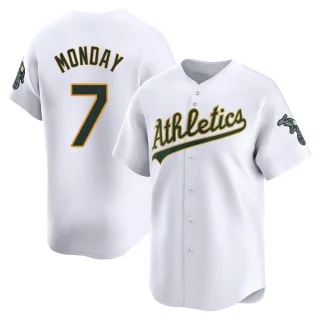 Men's Limited White Rick Monday Oakland Athletics Home Jersey