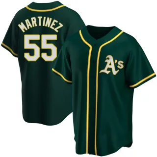 Men's Replica Green Adrian Martinez Oakland Athletics Alternate Jersey