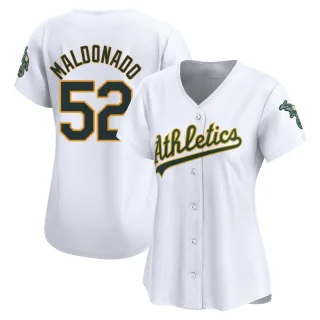 Women's Limited White Anthony Maldonado Oakland Athletics Home Jersey