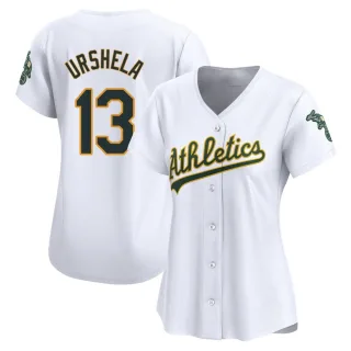 Women's Limited White Gio Urshela Oakland Athletics Home Jersey