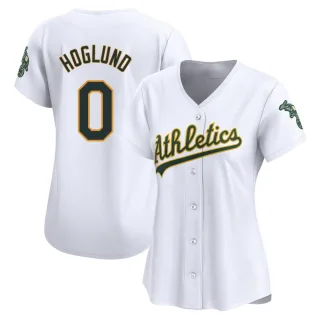 Women's Limited White Gunnar Hoglund Oakland Athletics Home Jersey