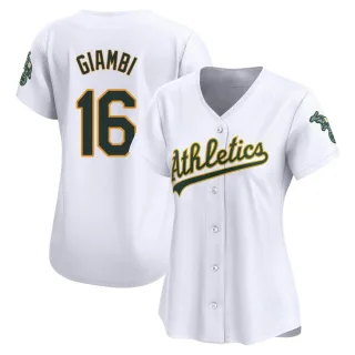 Women's Limited White Jason Giambi Oakland Athletics Home Jersey