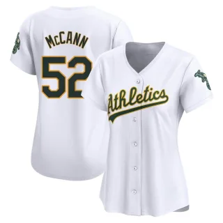 Women's Limited White Kyle McCann Oakland Athletics Home Jersey