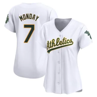 Women's Limited White Rick Monday Oakland Athletics Home Jersey