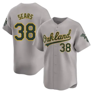 Youth Limited Gray JP Sears Oakland Athletics Away Jersey