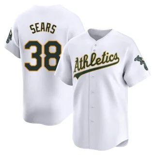 Youth Limited White JP Sears Oakland Athletics Home Jersey