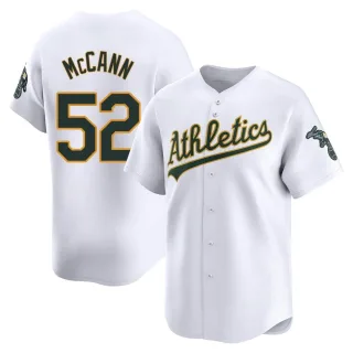 Youth Limited White Kyle McCann Oakland Athletics Home Jersey